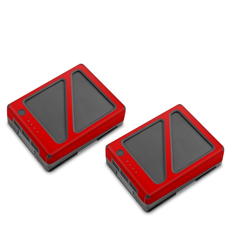 DJI Inspire 2 Battery Skin design of Military rank, Flag, with white, red, yellow colors