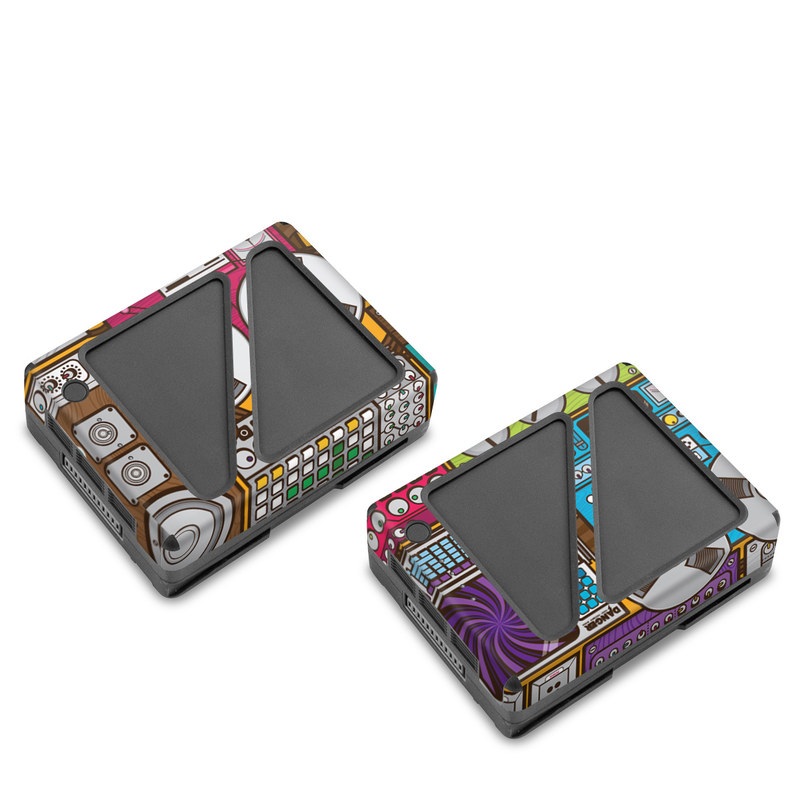 DJI Inspire 2 Battery Skin design of Games, Pc game, Design, Pattern, Screenshot, Art, with gray, black, red, green, blue, purple colors