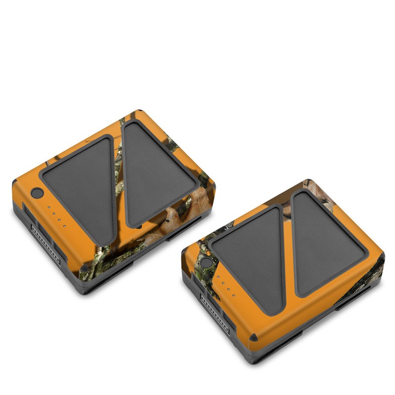 DJI Inspire 2 Battery Skin design of Tree, Branch, Canoe birch, Woody plant, Plant, Leaf, Adaptation, Wildlife, Trunk, Birch family, with green, black, gray, red colors