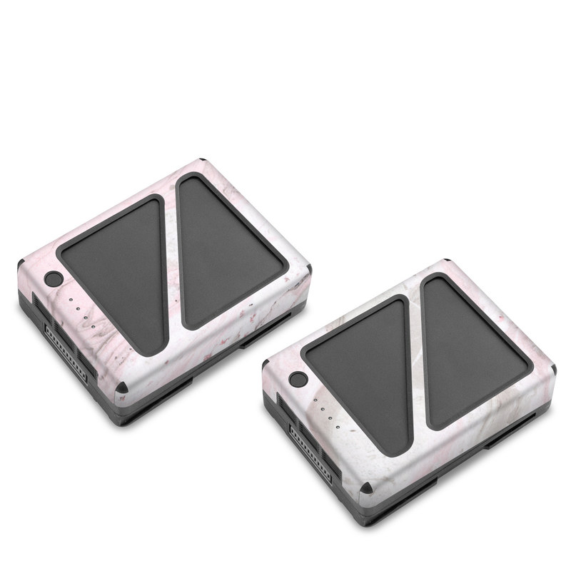 DJI Inspire 2 Battery Skin design of White, Pink, Pattern, Illustration, with pink, gray, white colors