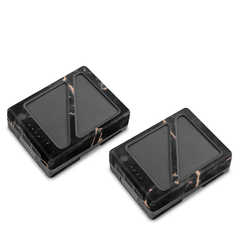 DJI Inspire 2 Battery Skin design of Branch, Black, Twig, Tree, Brown, Sky, Atmosphere, Plant, Winter, Night, with black, pink colors