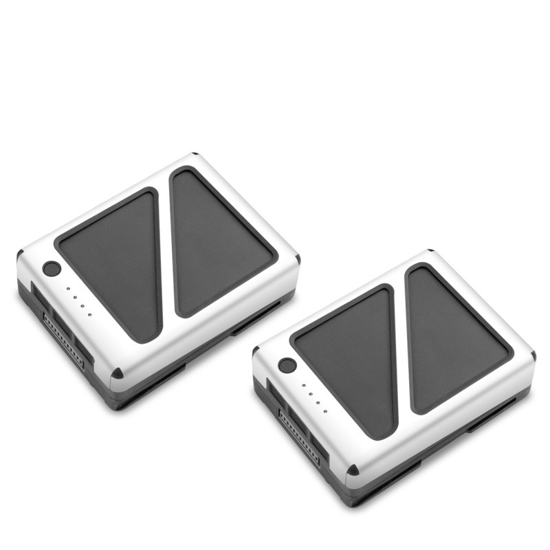 DJI Inspire 2 Battery Skin design of White, Black, Line, with white colors