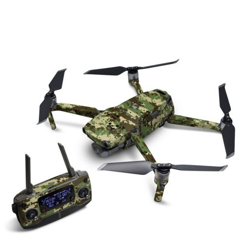 Digital Woodland Camo DJI Mavic 2 Skin
