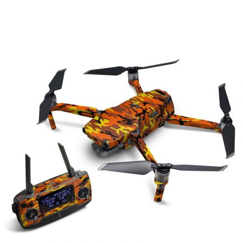 Orange Camo DJI Mavic 2 Skin