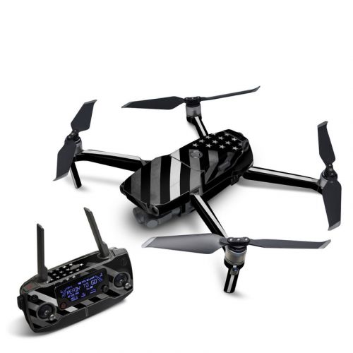 Thin White Line Hero DJI Mavic 2 Skin