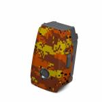 Digital Orange Camo DJI Mavic 2 Battery Skin
