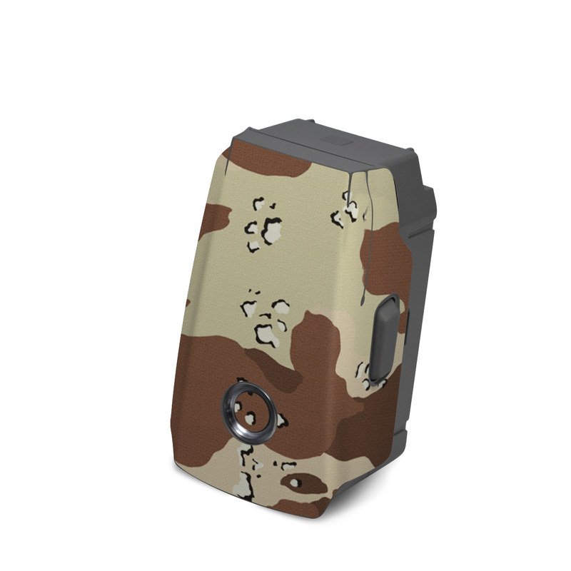 DJI Mavic 2 Battery Skin design of Military camouflage, Brown, Pattern, Design, Camouflage, Textile, Beige, Illustration, Uniform, Metal, with gray, red, black, green colors