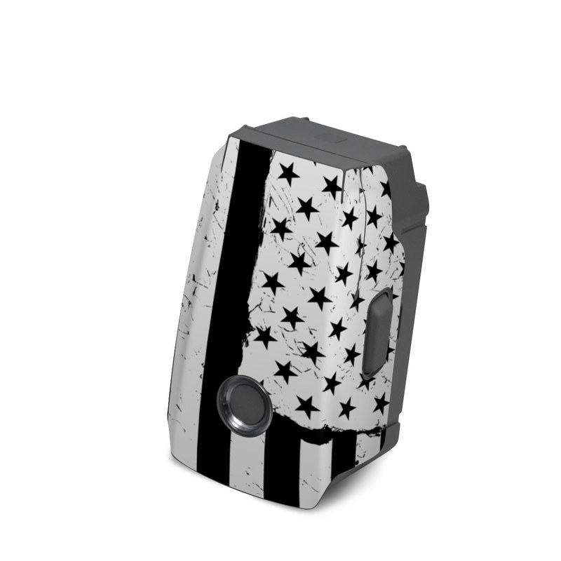 DJI Mavic 2 Battery Skin design of Line, Black-and-white, Text, Monochrome, Pattern, Design, Monochrome photography, Font, Parallel, Style, with white, black colors