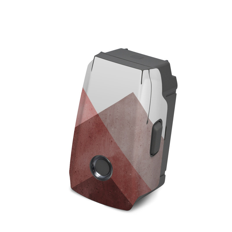 DJI Mavic 2 Battery Skin design of Blue, Red, Sky, Pink, Line, Architecture, Font, Graphic design, Colorfulness, Illustration, with red, pink, blue colors