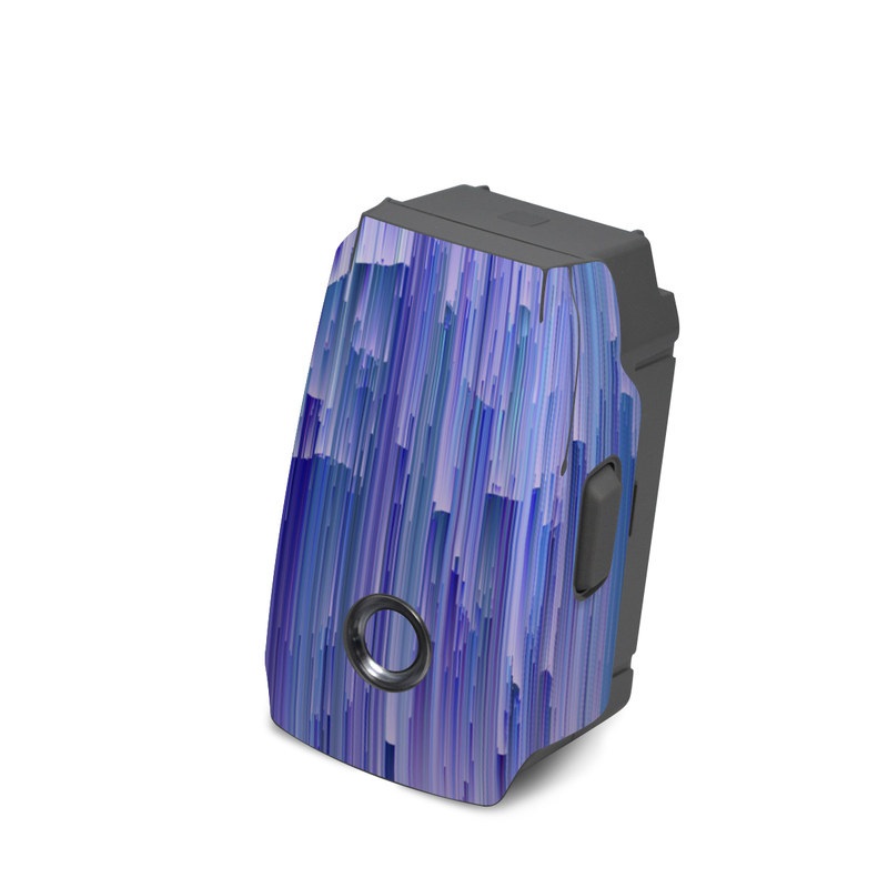 DJI Mavic 2 Battery Skin design of Blue, Purple, Lavender, Ice, with blue, purple colors