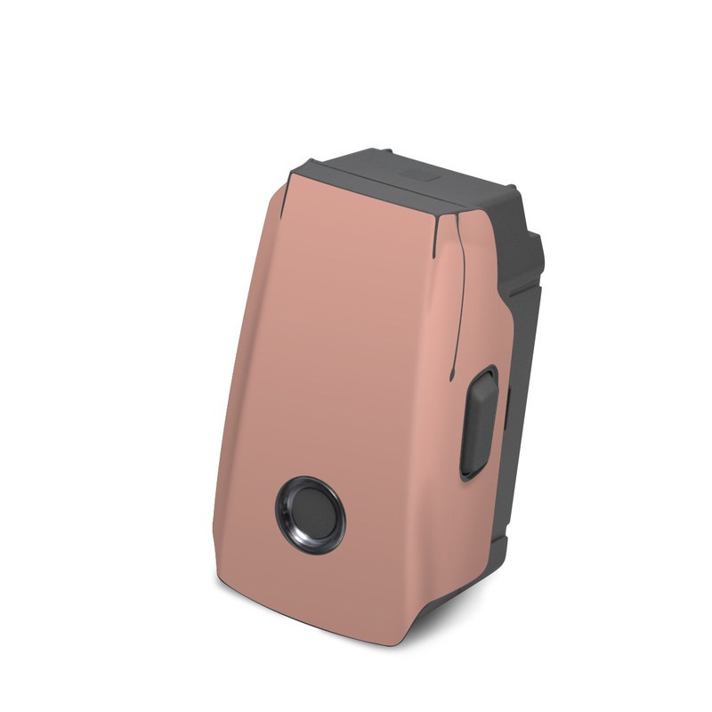 DJI Mavic 2 Battery Skin design of Orange, Pink, Peach, Brown, Red, Yellow, Material property, Font, Beige, with orange, yellow, white colors