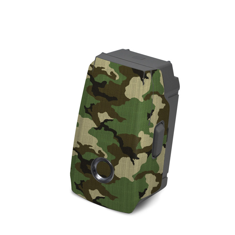 DJI Mavic 2 Battery Skin design of Military camouflage, Camouflage, Clothing, Pattern, Green, Uniform, Military uniform, Design, Sportswear, Plane, with black, gray, green colors