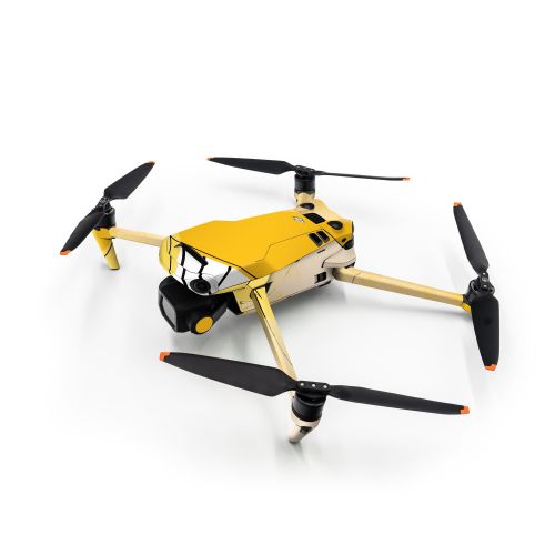 Abstract Yellow DJI Mavic 3 Skin