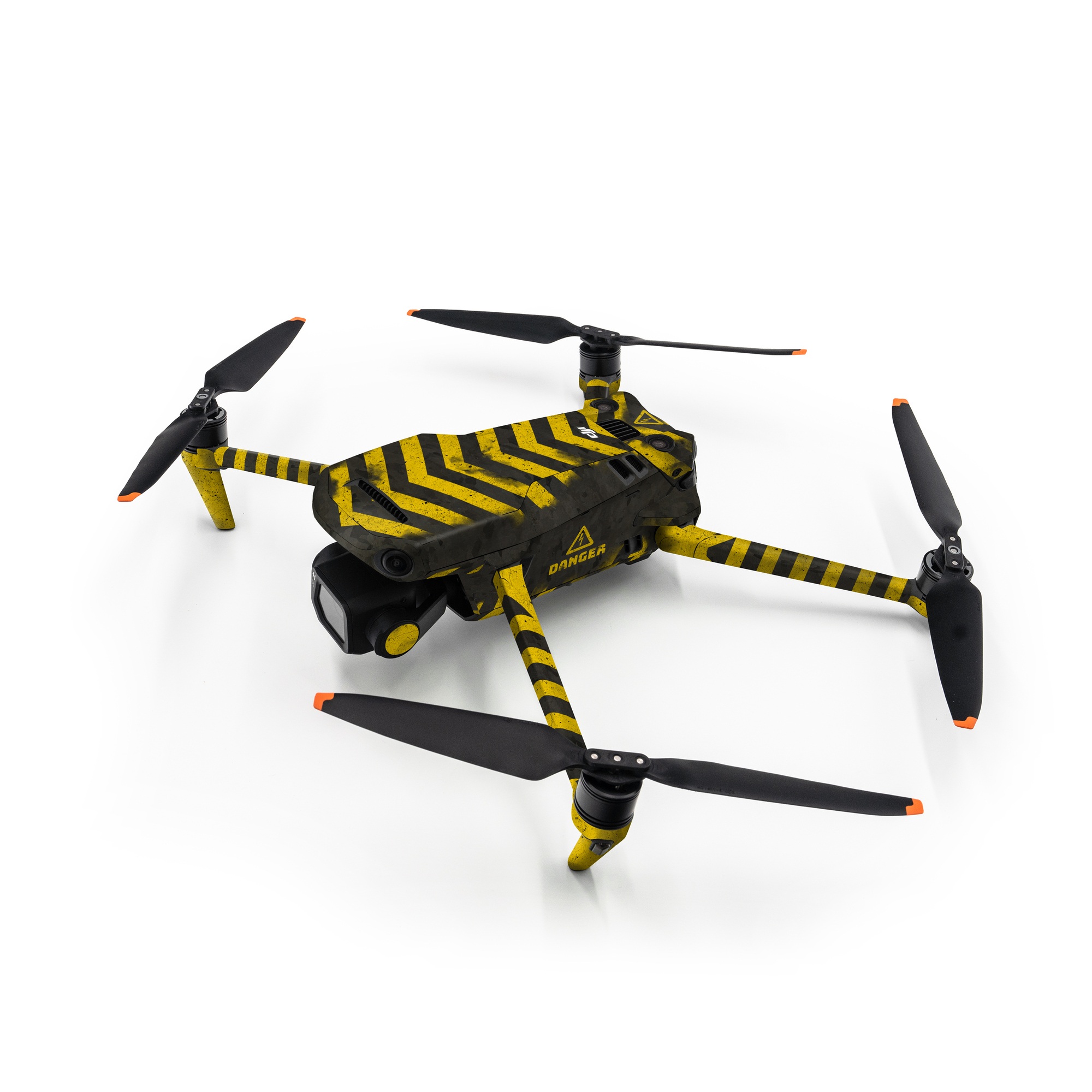 DJI Mavic 3 Skin design of Colorfulness, Road surface, Yellow, Rectangle, Asphalt, Font, Material property, Parallel, Tar, Tints and shades, with black, gray, yellow colors