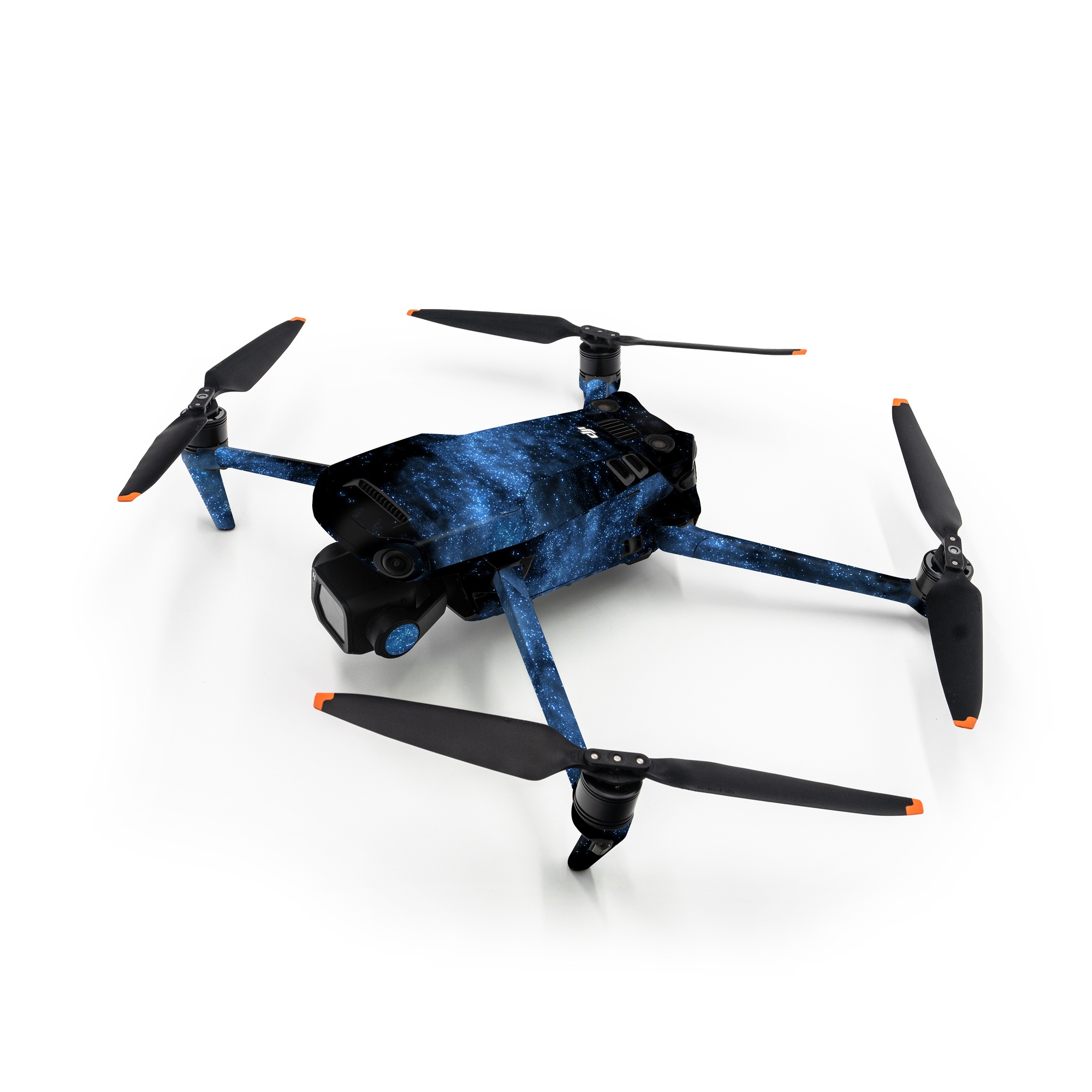 DJI Mavic 3 Skin design of Sky, Atmosphere, Black, Blue, Outer space, Atmospheric phenomenon, Astronomical object, Darkness, Universe, Space, with black, blue colors