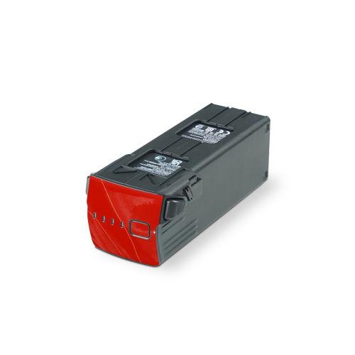 Abstract Red DJI Mavic 3 Battery Skin