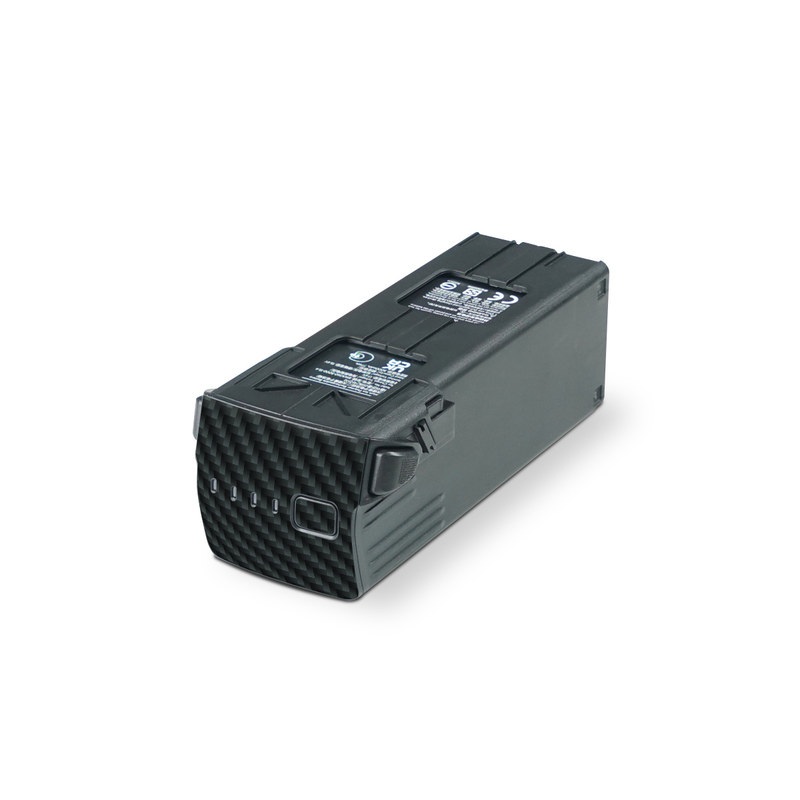 DJI Mavic 3 Battery Skin design of Green, Black, Blue, Pattern, Turquoise, Carbon, Textile, Metal, Mesh, Woven fabric, with black colors