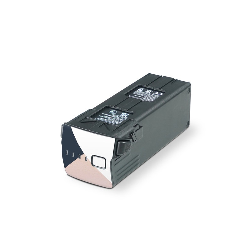 DJI Mavic 3 Battery Skin design of Blue, Turquoise, Aqua, Line, Triangle, Design, Material property, Graphic design, Pattern, Architecture, with black, white, brown, blue colors