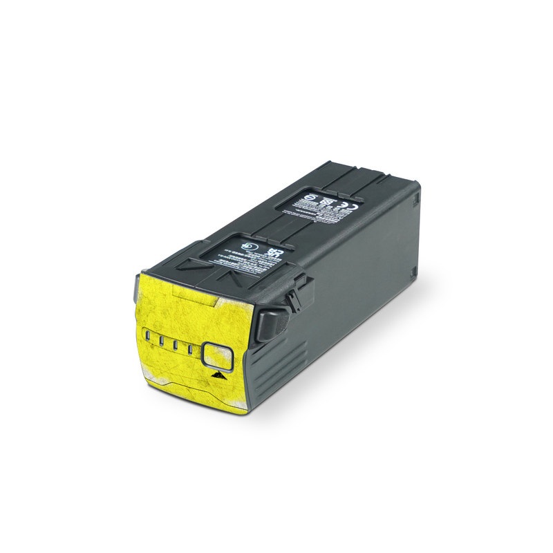 DJI Mavic 3 Battery Skin design of Yellow, Green, Font, Pattern, Graphic design, with black, yellow, gray, blue, green colors