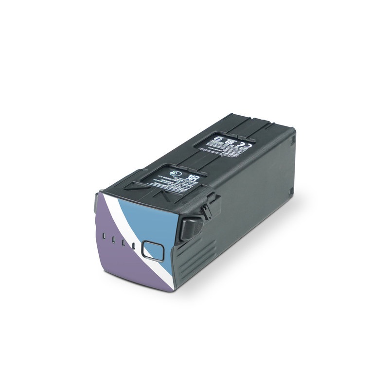 DJI Mavic 3 Battery Skin design of Violet, Purple, Turquoise, Line, Pattern, Design, Graphic design, Font, Triangle, Magenta, with white, blue, purple colors