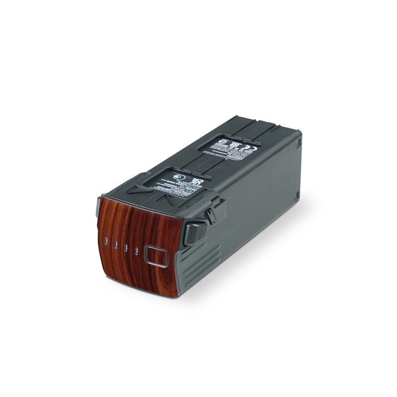 DJI Mavic 3 Battery Skin design of Wood, Red, Brown, Hardwood, Wood flooring, Wood stain, Caramel color, Laminate flooring, Flooring, Varnish, with black, red colors