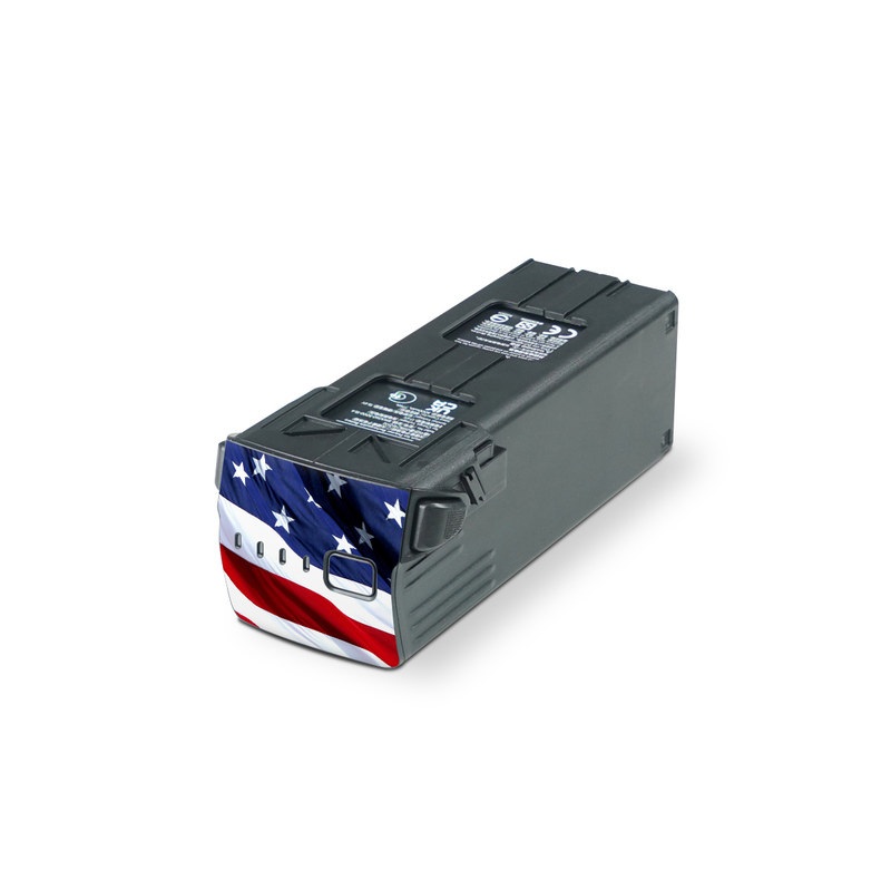 DJI Mavic 3 Battery Skin design of Flag, Flag of the united states, Flag Day (USA), Veterans day, Memorial day, Holiday, Independence day, Event, with red, blue, white colors
