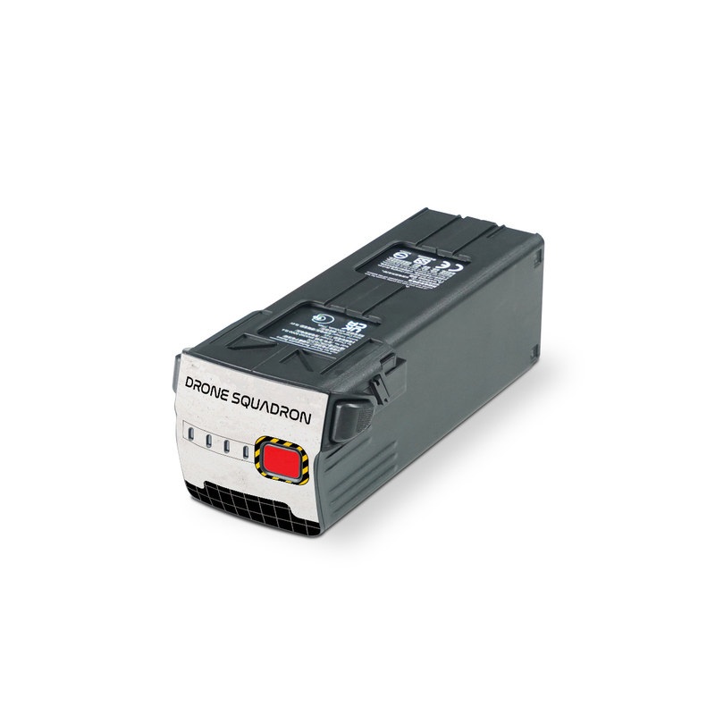 DJI Mavic 3 Battery Skin design of Logo, Graphics, Graphic design, with black, white, red, blue, brown colors