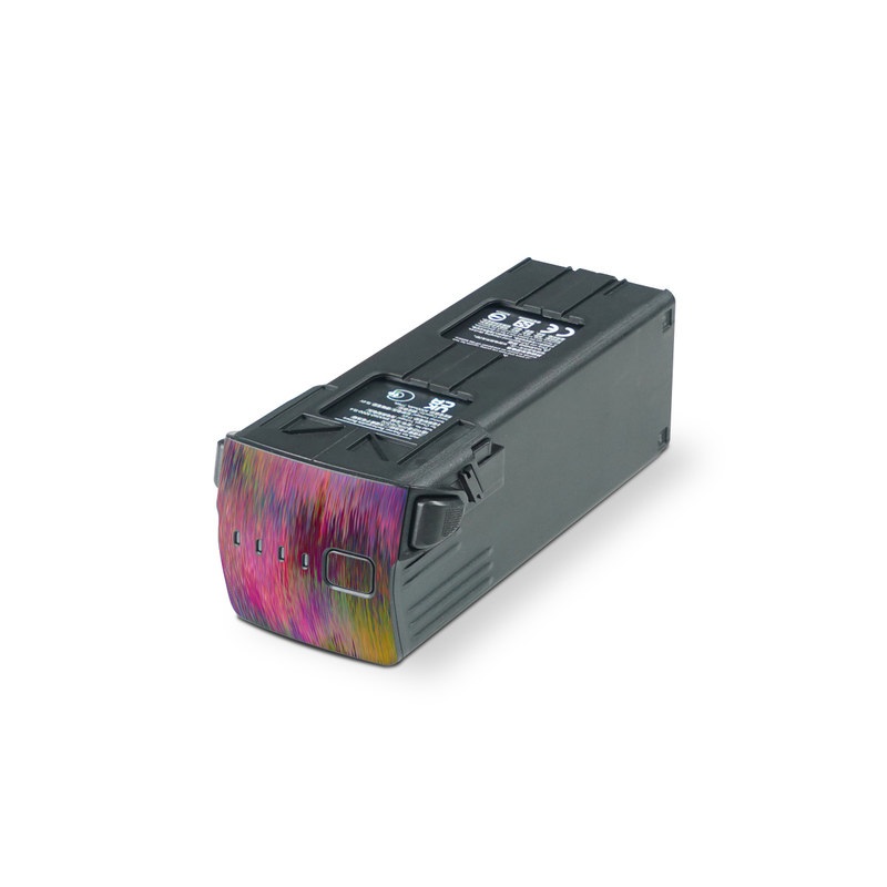 DJI Mavic 3 Battery Skin design of Sky, Purple, Pink, Blue, Violet, Painting, Watercolor paint, Lavender, Cloud, Art, with red, blue, purple, orange, green colors