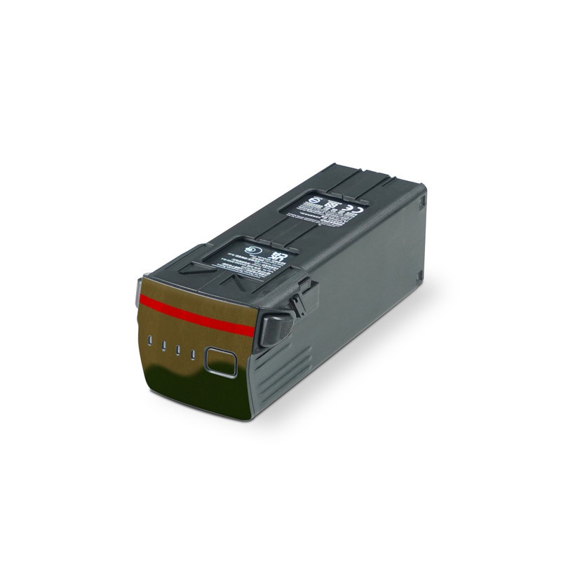 DJI Mavic 3 Battery Skin design with green, red, white, black colors