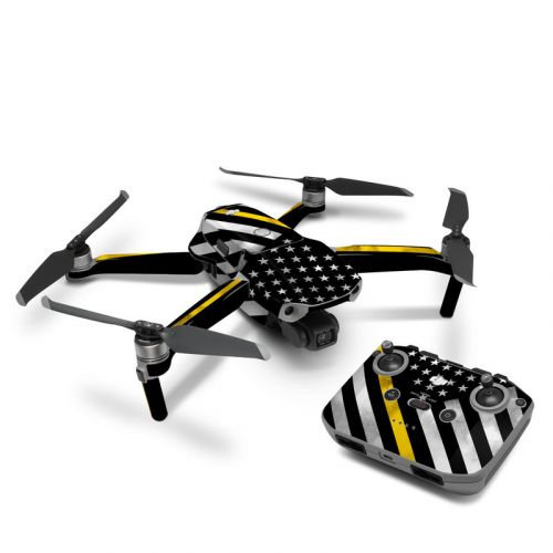 Thin Yellow Line Hero DJI Mavic Air 2 Skin