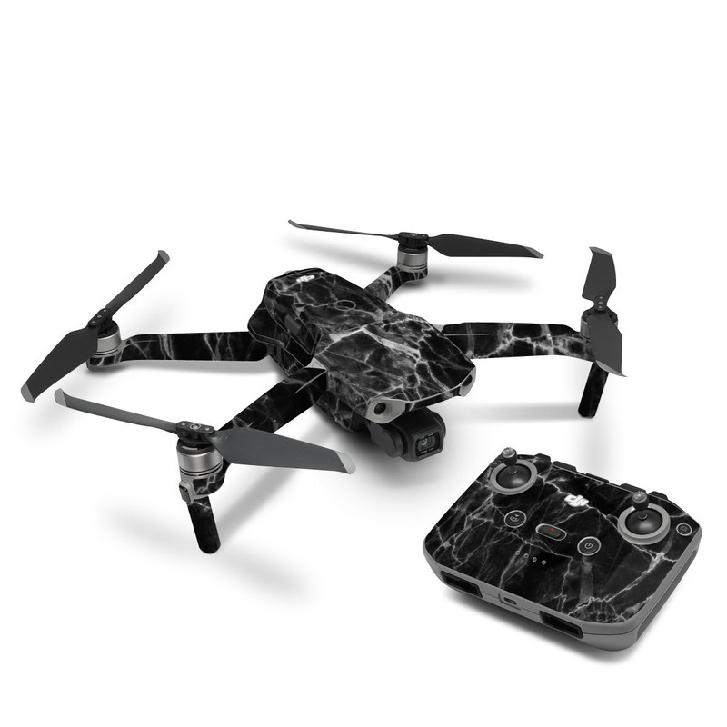 DJI Mavic Air 2 Skin design of Black, White, Nature, Black-and-white, Monochrome photography, Branch, Atmosphere, Atmospheric phenomenon, Tree, Sky, with black, white colors
