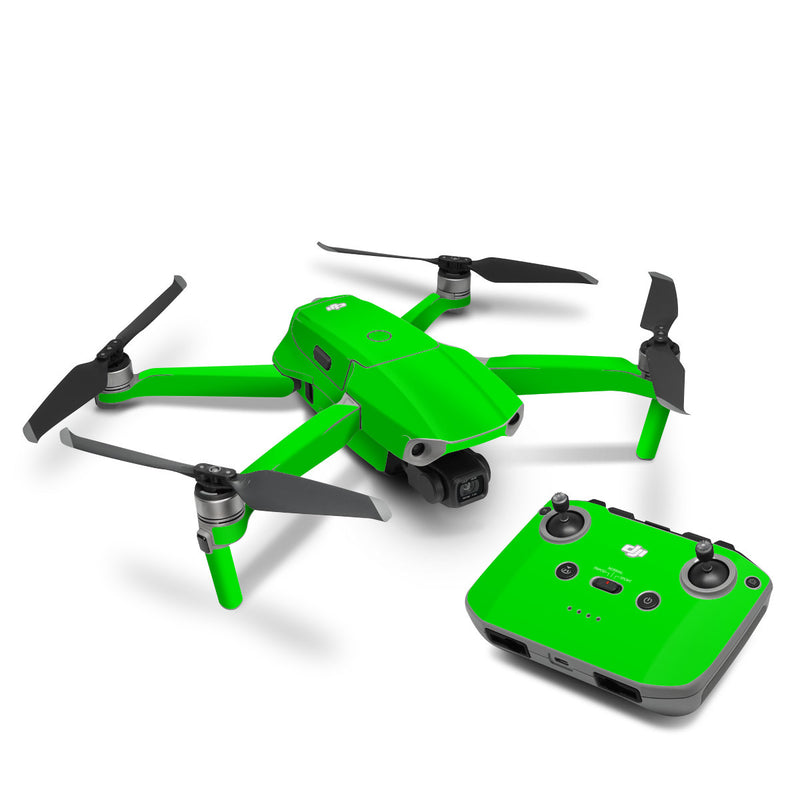 DJI Mavic Air 2 Skin design of Green, Rectangle, Baize, Table, Font, Electric blue, Pattern, Symmetry, Magenta, Circle, with green colors