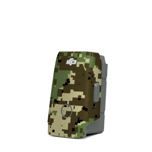 Digital Woodland Camo DJI Mavic Air 2 Battery Skin