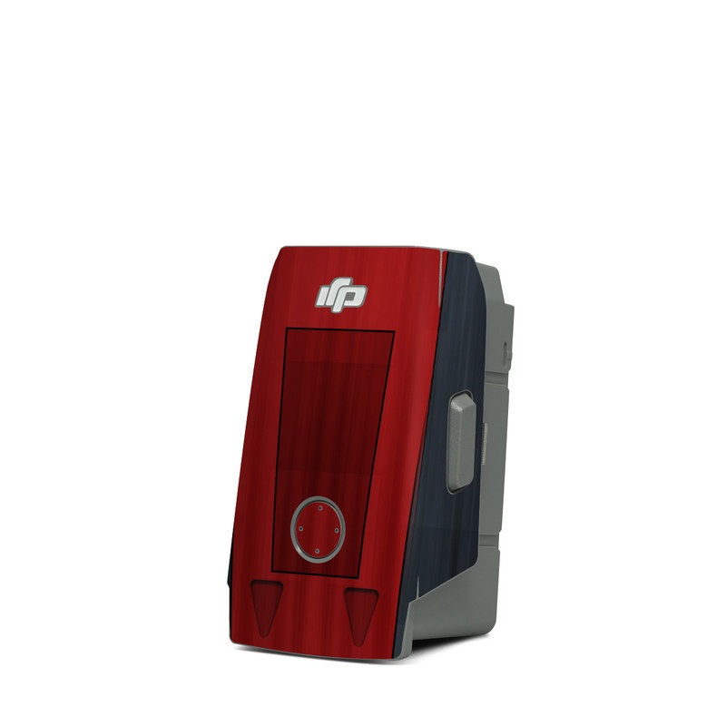 DJI Mavic Air 2 Battery Skin design with black, red, gray colors