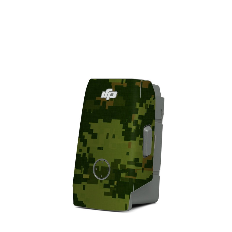 DJI Mavic Air 2 Battery Skin design of Military camouflage, Green, Pattern, Uniform, Camouflage, Clothing, Design, Leaf, Plant, with green, brown colors