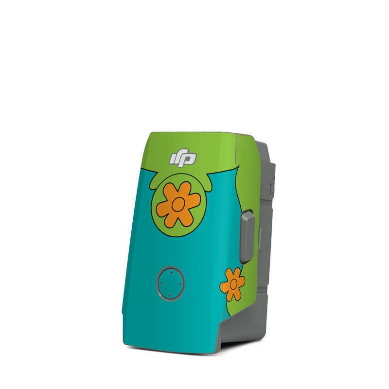 DJI Mavic Air 2 Battery Skin design of Organism, Font, Happy, Petal, Rectangle, Sharing, Circle, Illustration, Symbol, Grass, with blue, green, orange, white colors