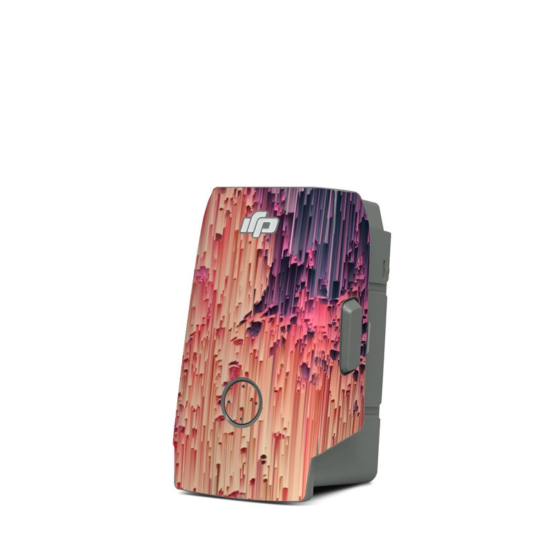 DJI Mavic Air 2 Battery Skin design of Blue, Pink, Sky, Turquoise, Design, Rock, Textile, Photography, Cloud, Winter, with white, blue, purple, pink, red colors