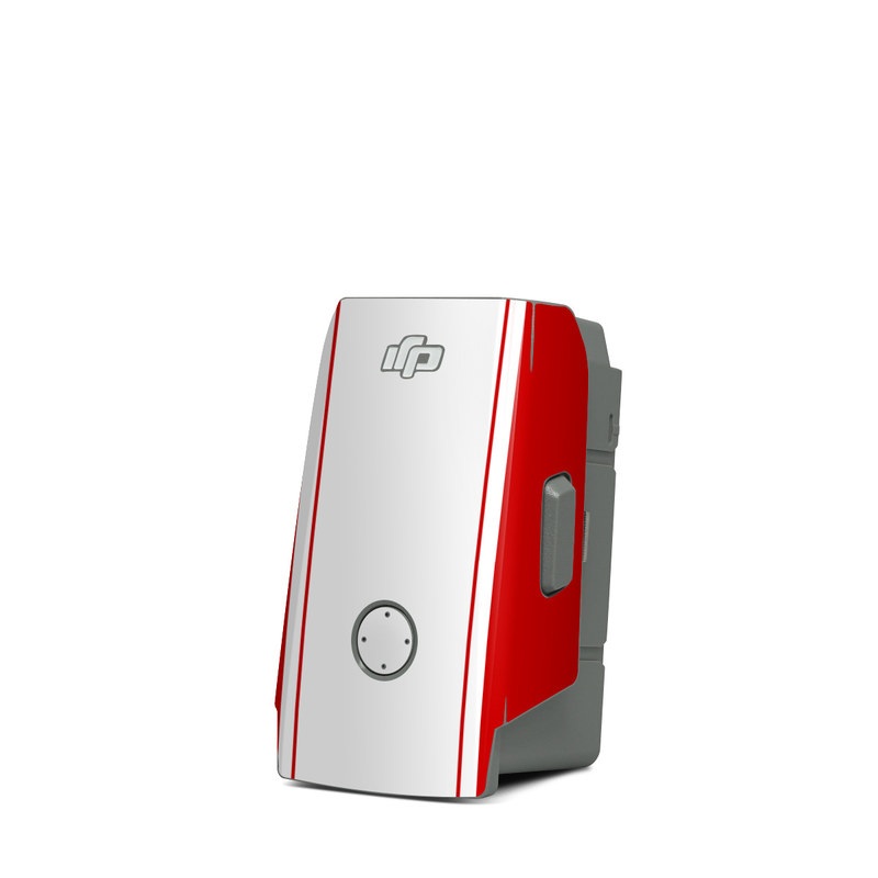 DJI Mavic Air 2 Battery Skin design of Military rank, Flag, with white, red, yellow colors