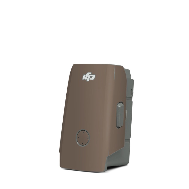 DJI Mavic Air 2 Battery Skin design of Brown, Text, Beige, Material property, Font, with brown colors