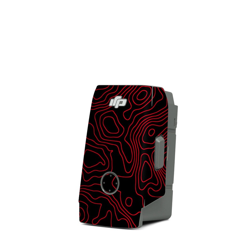 DJI Mavic Air 2 Battery Skin design of Pink, Art, Motif, Magenta, Font, Pattern, Symmetry, Rectangle, Circle, Electric blue, with black, red colors