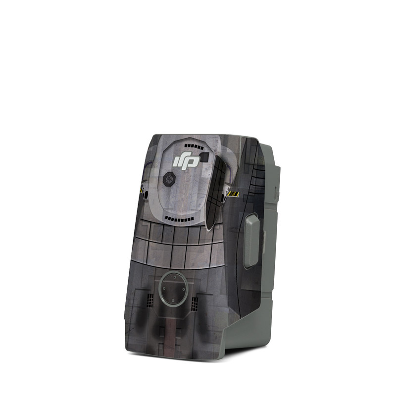 DJI Mavic Air 2 Battery Skin design, with black, gray, red, white colors