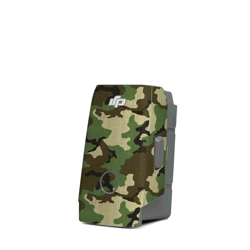 DJI Mavic Air 2 Battery Skin design of Military camouflage, Camouflage, Clothing, Pattern, Green, Uniform, Military uniform, Design, Sportswear, Plane, with black, gray, green colors