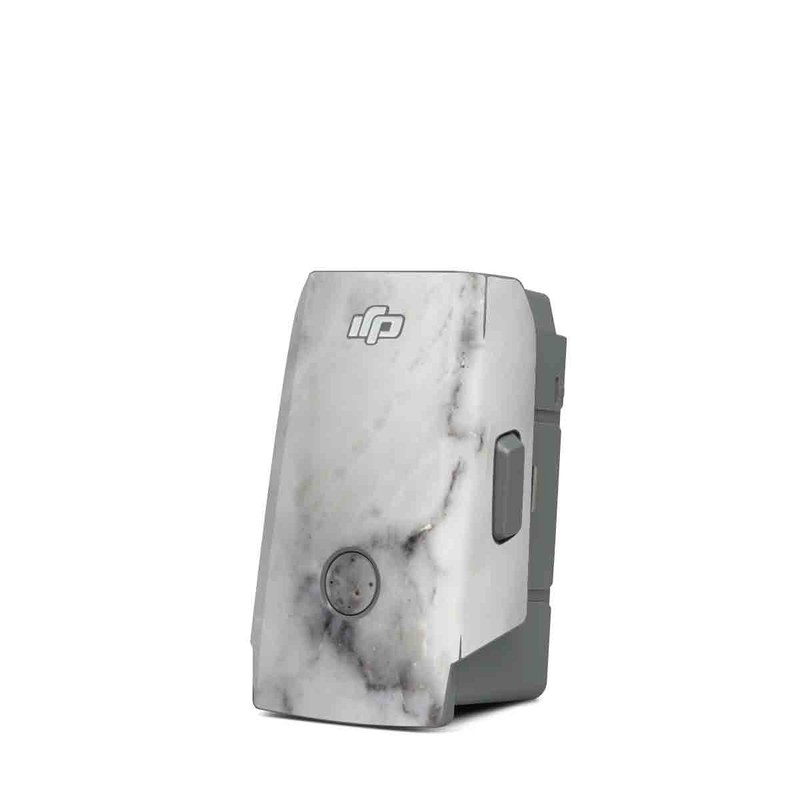 DJI Mavic Air 2 Battery Skin design of White, Geological phenomenon, Marble, Black-and-white, Freezing, with white, black, gray colors