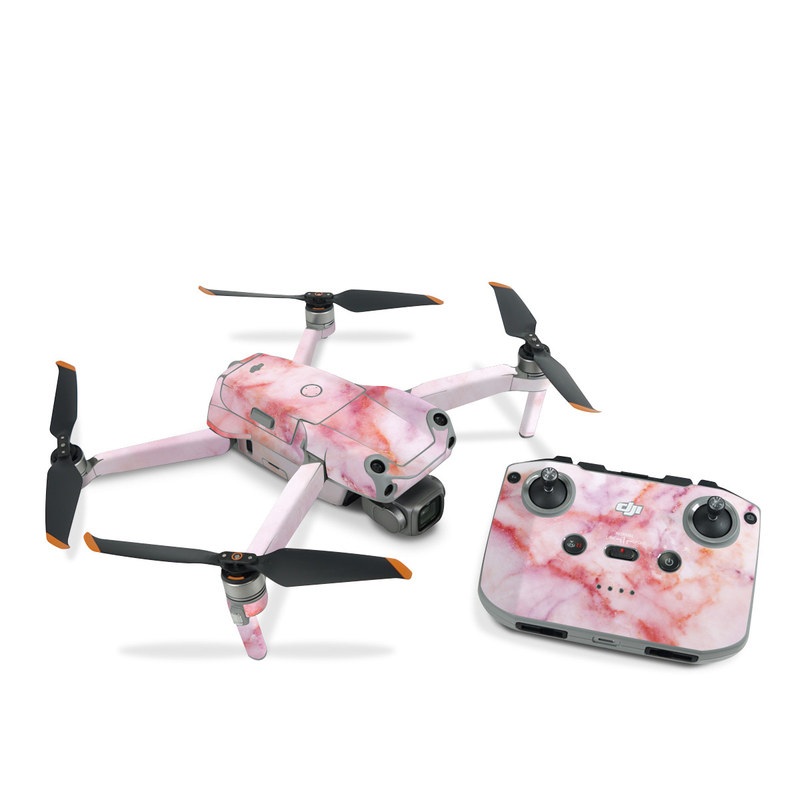 DJI Air 2S Skin design of Pink, Skin, Flesh, Textile, Fur, with pink, red, white, purple, orange colors