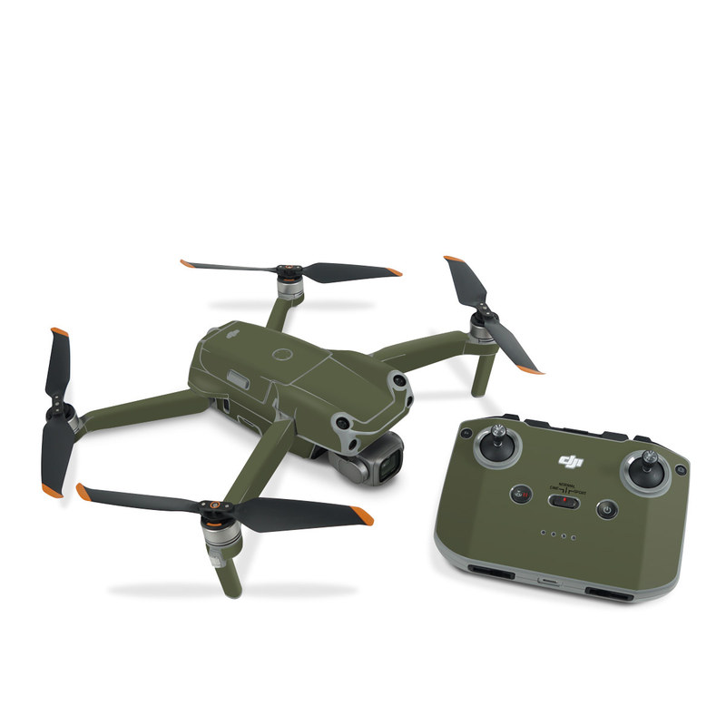 DJI Air 2S Skin design of Green, Brown, Text, Yellow, Grass, Font, Pattern, Beige, with green colors