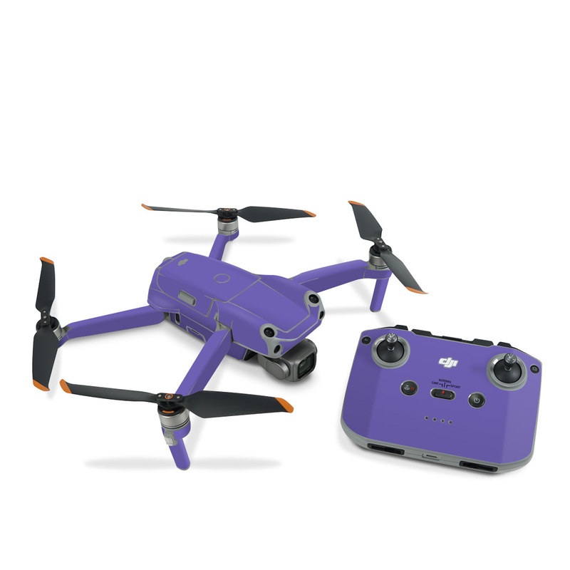 DJI Air 2S Skin design of Blue, Violet, Sky, Purple, Daytime, Black, Lilac, Cobalt blue, Pink, Azure, with purple colors