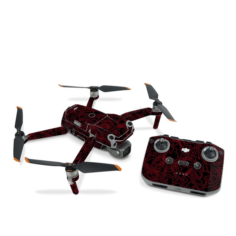 DJI Air 2S Skin design of Pink, Art, Motif, Magenta, Font, Pattern, Symmetry, Rectangle, Circle, Electric blue, with black, red colors