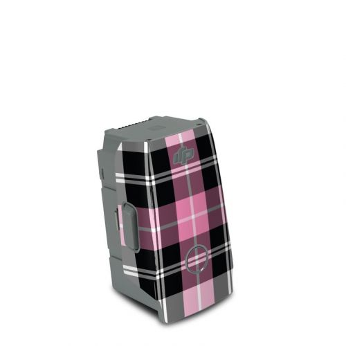 Pink Plaid DJI Air 2S Battery Skin