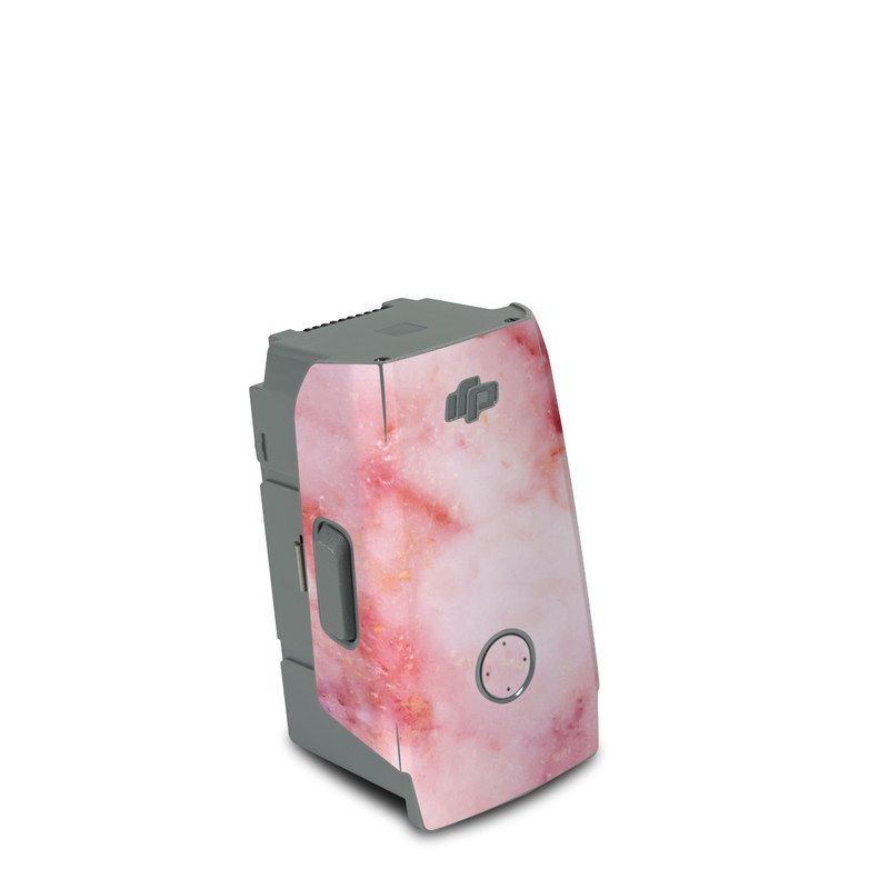 DJI Air 2S Battery Skin design of Pink, Skin, Flesh, Textile, Fur, with pink, red, white, purple, orange colors