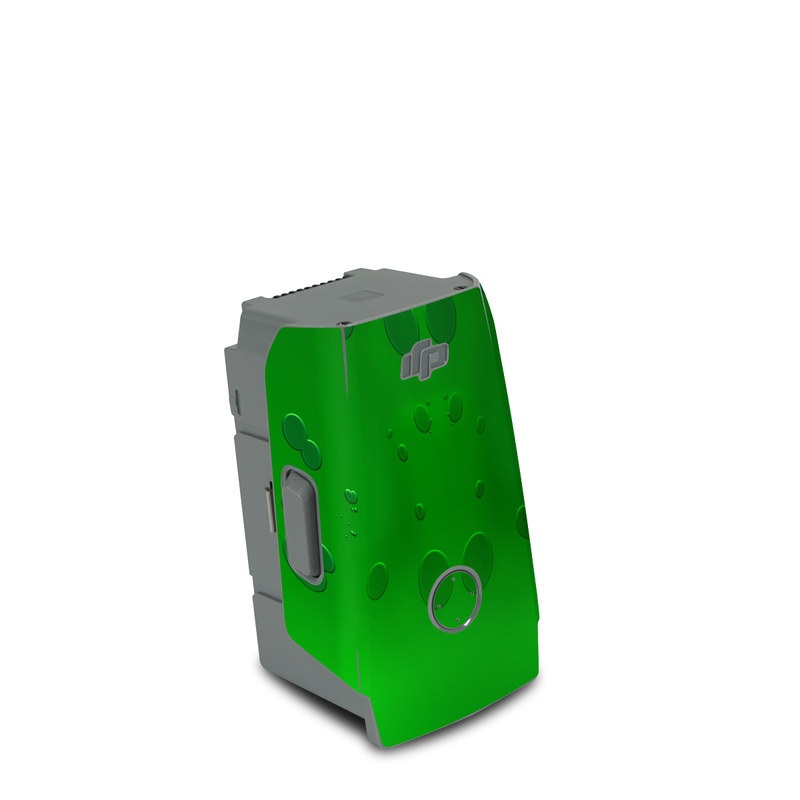 DJI Air 2S Battery Skin design of Green, Font, Animation, Logo, Graphics, Games, with green, white colors